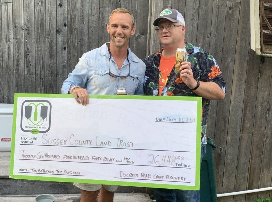 Beer & Benevolence donates to Sussex County Land Trust